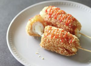 簡単おやつ　チーズちくわハットグ-レシピのメイン写真