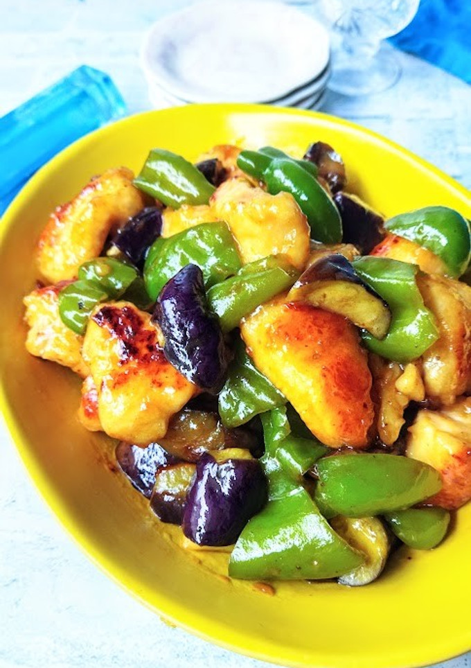 塩麹鶏むね肉と夏野菜のコクうま炒め-レシピのメイン写真