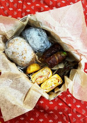 2024.8.10.おにぎり弁当-レシピのメイン写真