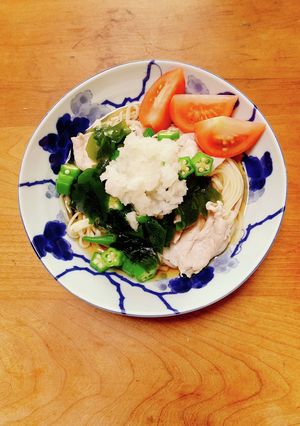 夏野菜の冷やしうどん-レシピのメイン写真