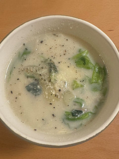 【豆乳で作る】ミルクスープ-レシピのメイン写真