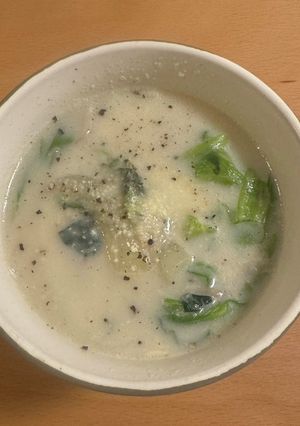【豆乳で作る】ミルクスープ-レシピのメイン写真