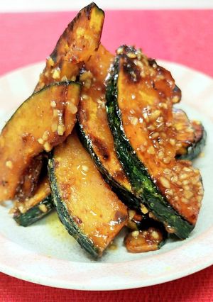 にんにく醤油で♡かぼちゃ焼き-レシピのメイン写真