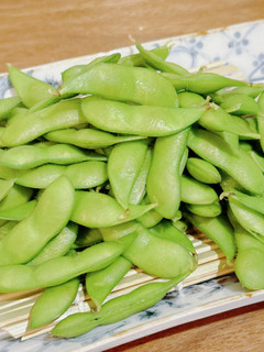 枝豆　蒸し焼き（備忘録）-レシピのメイン写真