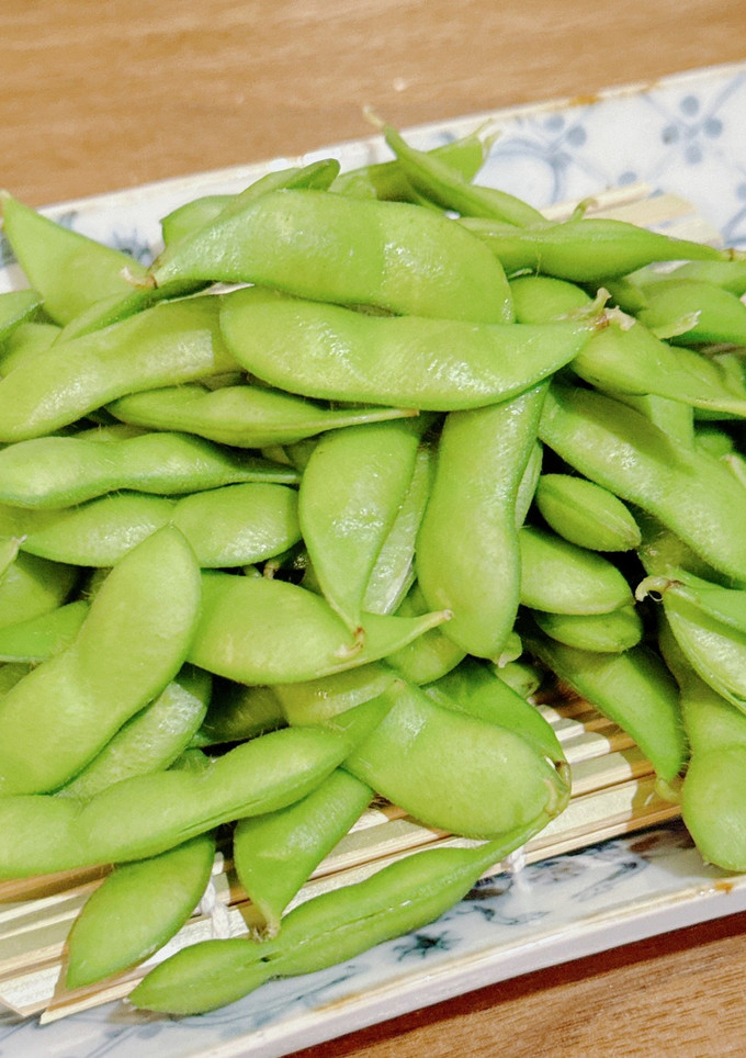 枝豆　蒸し焼き（備忘録）-レシピのメイン写真