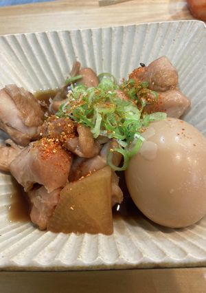 JAZZ香るポン酢の鶏肉と大根の煮卵-レシピのメイン写真