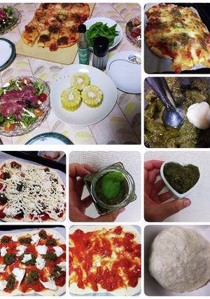 菜園バジルDe●PIZZAマルゲリータ●-レシピのメイン写真