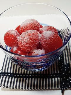 超簡単!!♫ミニトマトをデザートで♫-レシピのメイン写真
