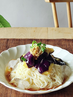 激ウマ☆揚げナスぶっかけそうめん☆時短-レシピのメイン写真