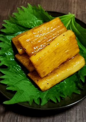 プラス1品☆醤油＆バターの長いもステーキ-レシピのメイン写真