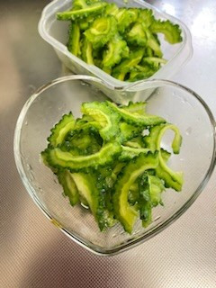 ゴーヤの砂糖レモン汁和え物-レシピのメイン写真