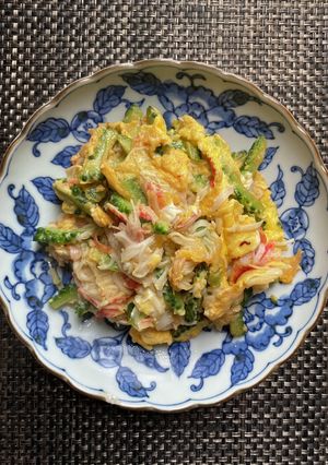 ゴーヤとカニカマのスパイシーチャンプルー-レシピのメイン写真