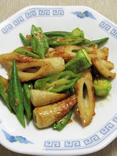 オクラと竹輪の炒め物-レシピのメイン写真