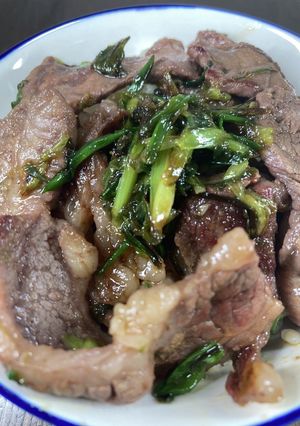 ネギ焼肉丼　325-レシピのメイン写真