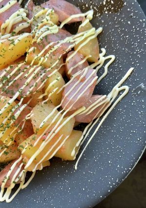 簡単♫ポテトと魚肉ソーセージの明太子マヨ-レシピのメイン写真