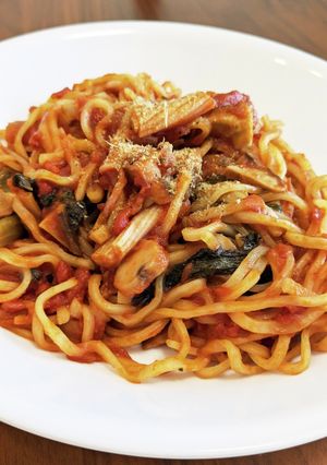 出汁香るトマト塩焼きそば！-レシピのメイン写真