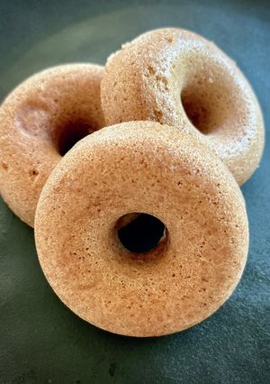 レンジで3分モチモチ蒸しパンドーナツ-レシピのメイン写真