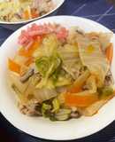 活躍オイスターで夏の野菜たっぷり中華丼！