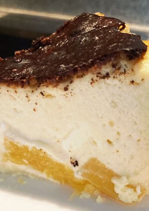夏はパインでバスクチーズケーキ-レシピのメイン写真