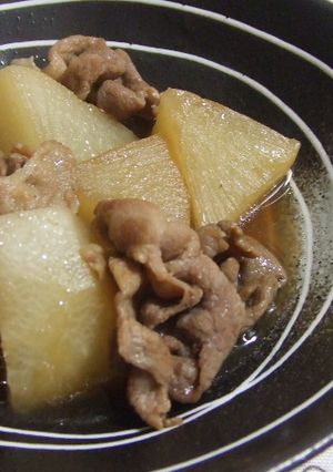 豚小間と大根の煮物-レシピのメイン写真
