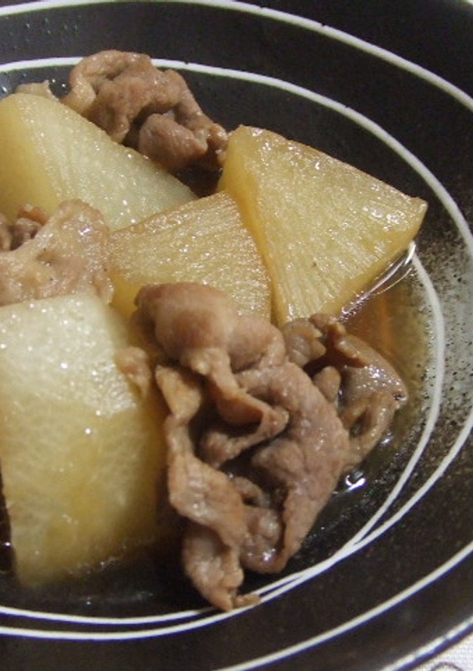 豚小間と大根の煮物-レシピのメイン写真