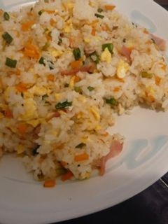 アスパラガスの梅マヨチャーハン-レシピのメイン写真