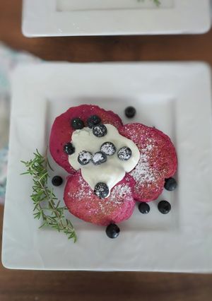 ビーツパンケーキ-レシピのメイン写真