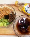 椎茸と昆布のめんつゆにカンタン酢をプラス