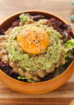 栄養満点◎納豆アボカド丼-レシピのメイン写真