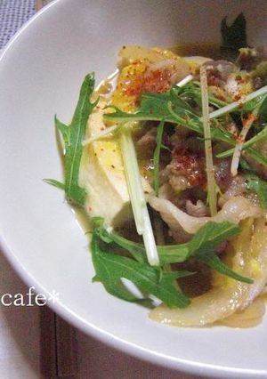 新たまねぎと豆腐の玉子とじ☆-レシピのメイン写真