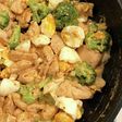 ○鶏むね肉のマヨマスタード炒め