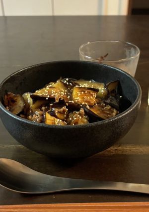 ナスの甘酢どんぶり-レシピのメイン写真