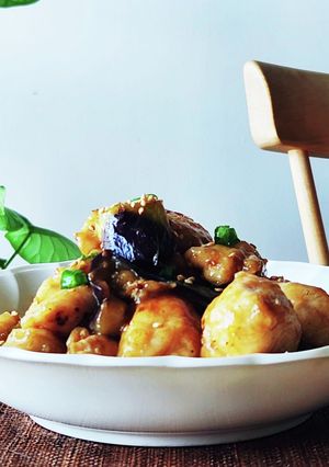 鶏肉となす生姜焼き☆お弁当☆簡単☆おかず-レシピのメイン写真