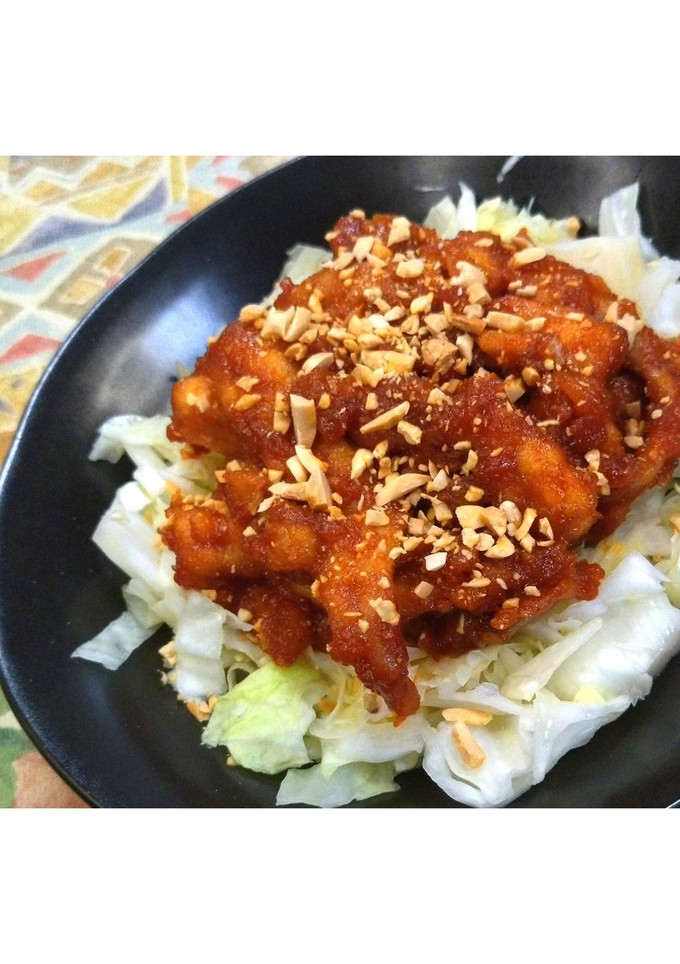 韓国風焼肉！鶏せせりの旨辛焼肉★動画あり-レシピのメイン写真