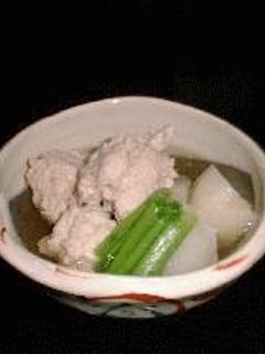 柚子こしょうで・・・蕪とつくねの煮物-レシピのメイン写真