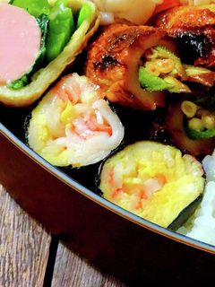 カニカマ卵の海苔巻き♪お弁当やおつまみに-レシピのメイン写真