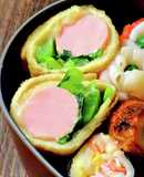 魚肉ソと小松菜の揚巻煮♪お弁当やおつまみ