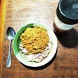 きのこと野菜のハヤシカレー16穀米添え