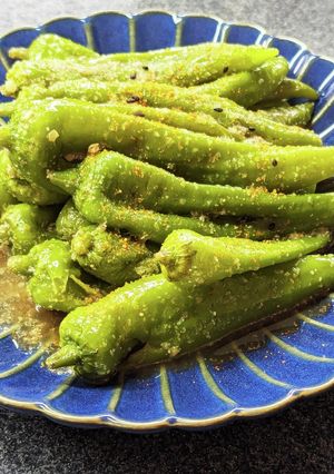 万願寺とうがらしのレンチン麺つゆ中華漬け-レシピのメイン写真