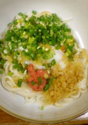 熱玉明太うどん-レシピのメイン写真