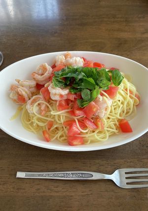 エビの冷製パスタ-レシピのメイン写真