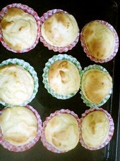 超簡単!!お豆腐のカップケーキ-レシピのメイン写真