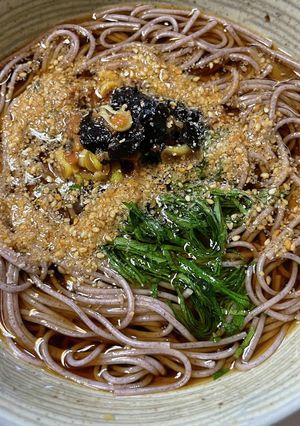 メチャ旨い素麺バテ防止梅と薬味混ぜるだけ-レシピのメイン写真