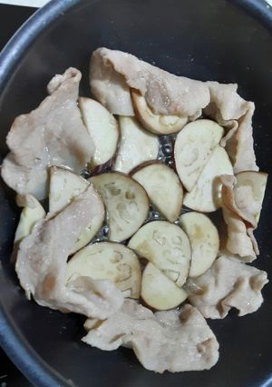 ゼブラナス 豚肉 白出しの炒め物-レシピのメイン写真