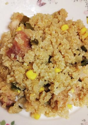キヌア大量消費！美味しいチャーハンに変身-レシピのメイン写真