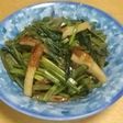 空芯菜と竹輪の炒め