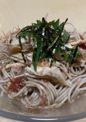すぐでき✨梅ぇぶっかけそば-レシピのメイン写真