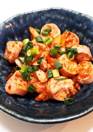 魚肉ソーセージのキムチあえ-レシピのメイン写真
