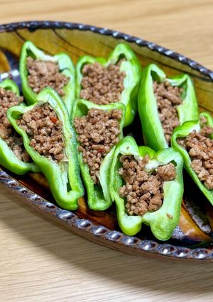 食感バツグン！ピーマンの肉詰め-レシピのメイン写真