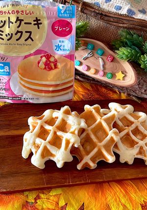 離乳食後期のヨーグルトワッフル-レシピのメイン写真